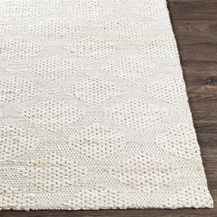 Lola Geometric Handmade Flatweave Jute/Sisal Cream/Ivory Area Rug & Reviews Joss & Main